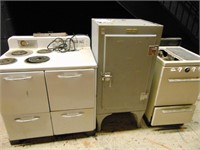 GE ice box and 2 GE stoves