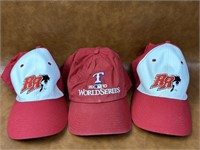 Texas Rangers and Rough Riders Caps