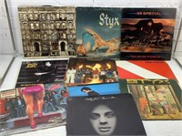 Lot of 10 Classic Rock Albums Zepplin Skynard