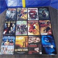 12 DVDS