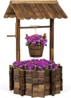 (AI) BCP Wooden Well Planter, Disassembled In Box