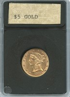 1883 Liberty Head $5 Gold Piece