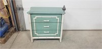 Island Style Green Nightstand