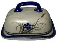 Signed Pottery Butter Dish