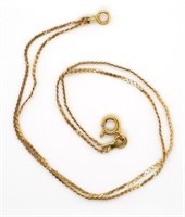 18ct gold chain bracelet