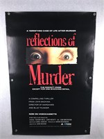 Vintage 1980s Reflections of Murder Movie Poster