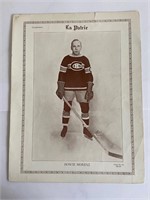 La Patrie 1927-28 Howie Morenz  8 1/2" x 11" Photo