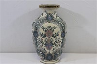 Andrea by Sadek Blue Floral Vase