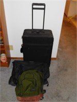 ASSORTMENT OF LUGGAGE AND BACKPACK