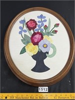 Handmade Framed Flower Art