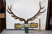 RARE JAGEMEISTER ANTLER SIGN ! R-1