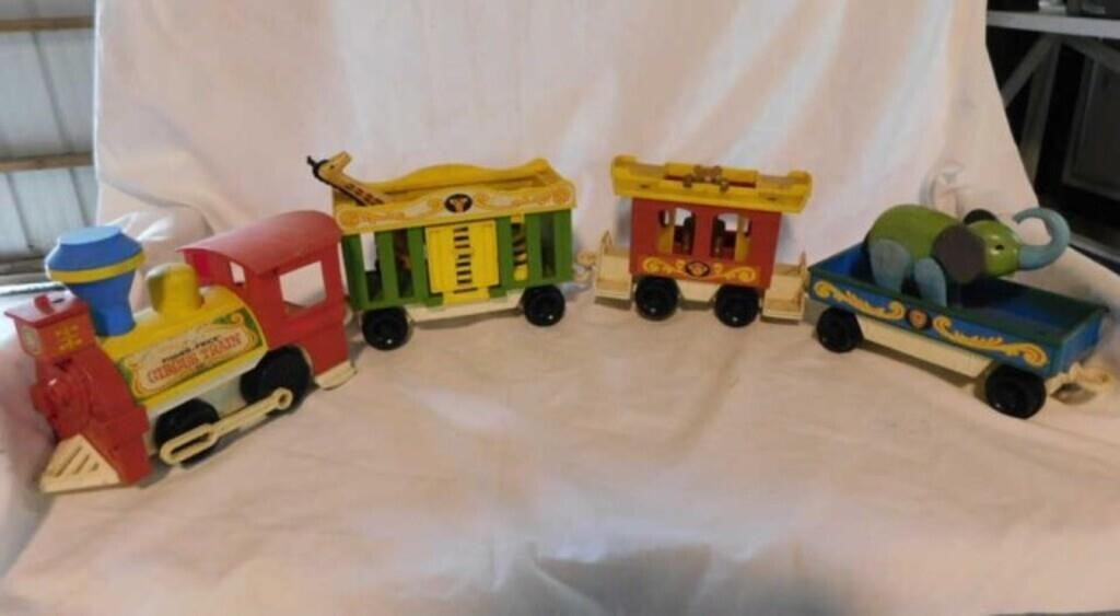 1973 Fisher-Price Play Family Circus Train #991