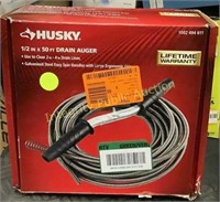 Husky 1/2in x 50ft Drain Auger