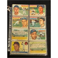 (32) 1953-1956 Baseball Cards