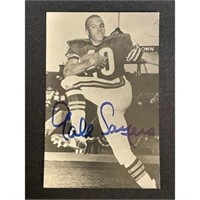 Gale Sayers Signed Postcard Jsa Coa