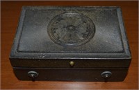 Antique 4"  Music Box with Key