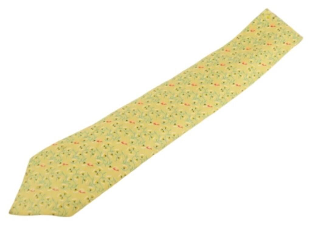 Hermes Silk Necktie