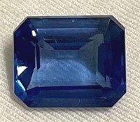 Natural 8.55 Ct Emerald Cut Tanzanite Gemstone