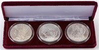 Coin 3 Morgan Silver Dollars 1878, 1880-S & 85-O