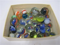 30+ glass marbles