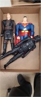 Lot of 3 12 Inch figures (Star Wars, Superman)