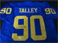 DARRYL TALLEY SIGNED JERSEY JSA COA