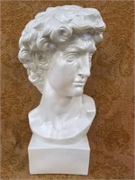 LARGE BUST OF MICHEALANGELO`S DAVID