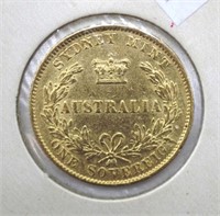 Sydney Mint 1866 one sovereign
