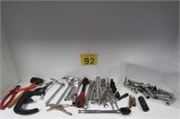 Tool Lot - Ratchets - Sockets - Clamps