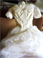 Vintage Wedding Gown with Shawl