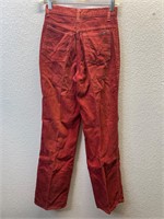 Vintage Elbee Jeans Red Corduroy Pants