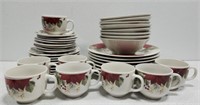 Approx 40pcs Gibson Holiday Dishes