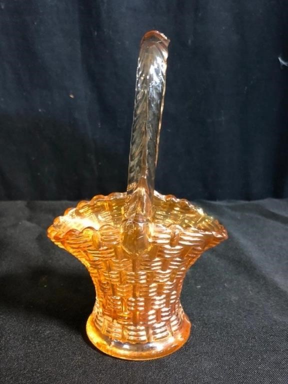 Fenton Glass Basket