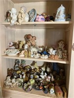 Lot of Ceramics Figurines Angels Porcelain Animals