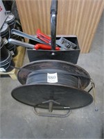 Plastic banding cart and tools