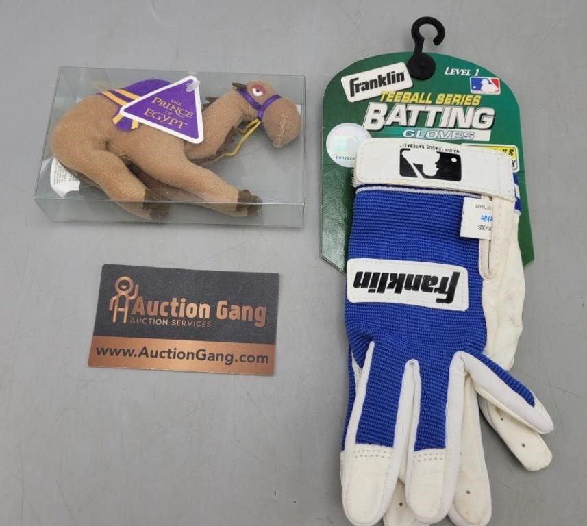 Franklin Batting Gloves XS & Plush Camel