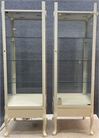 Pair of Vintage Medical Style Cabinets