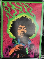 Jimmy Hendrix Psychedelic Cloth Poster