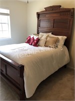 Antique Victorian Eastlake Full Size Bed