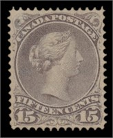 Canada Stamps #29 Mint No Gum VF CV $70