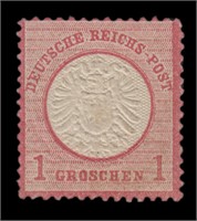 Germany Stamps #17 Mint Original Gum CV $200