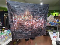 "Good Vibes Only" Nylon Wall Flag Decor 4x5