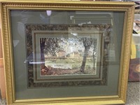 Printed piece in nice frame,