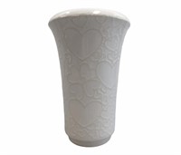 Ceramic Vase with Heart Detail