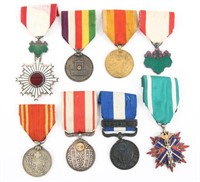 PRE WWI - WWII JAPANESE MEDALS LOT OF 8