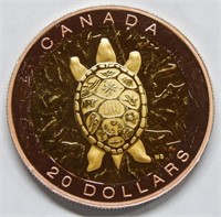 2014 Canada Silver Commemorative - Turtle