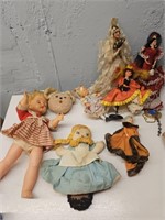 Vintage dolls. Some are very old and rare Topsy /