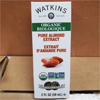 Watkins Organic Pure Almond Extract, 59mL x 3