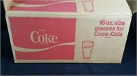 12 - 16oz. Coca-Cola Glasses