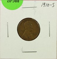 1910-S Lincoln Cent AG